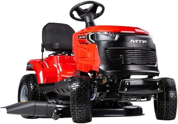 Mountfield LT 98 SD traktor trawnikowy z silnikiem 7,5 kW i szerokością cięcia 98 cm, z bocznym wyrzutem, 7-stopniowa regulacja wysokości koszenia i 5-biegowa przekładnia, idealna do dużego ogrodu