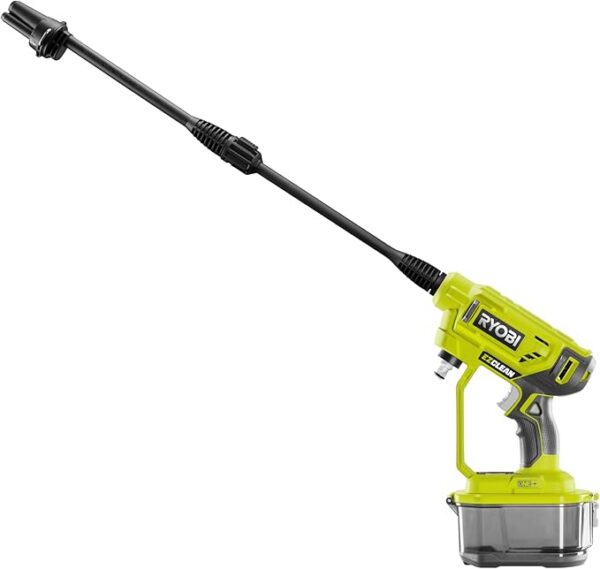 Ryobi RY18PW22A-0 Akumulatorowa Myjka Środkowego Ciśnienia, 18V, Dysza Turbo do Trudnych Zastosowań Czyszczących