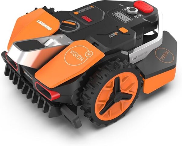 Worx Landroid Vision Robot Koszący, Czarny/Pomarańczowy, 46 x 62,6 x 26,5 cm; 13,5 kg